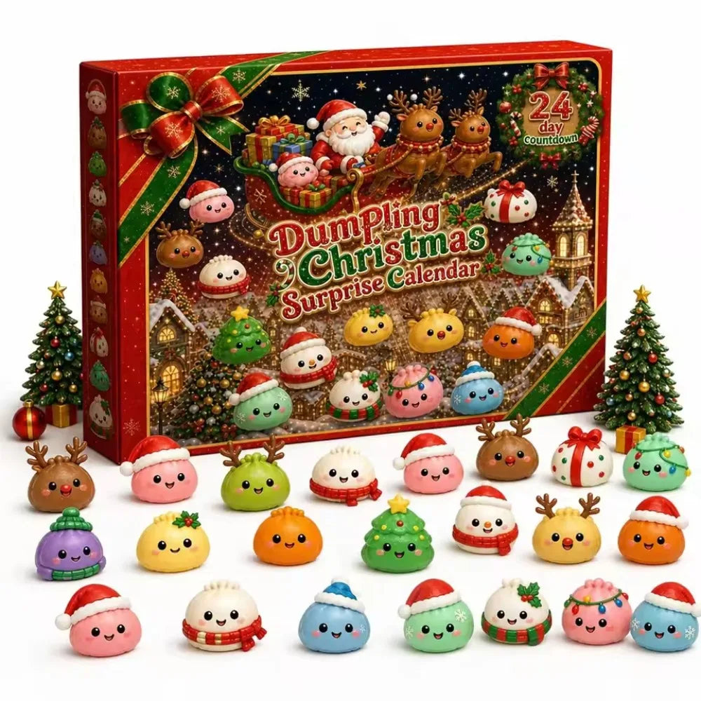 Christmas Dumpling Squishy Advent Calendar – 24 Days