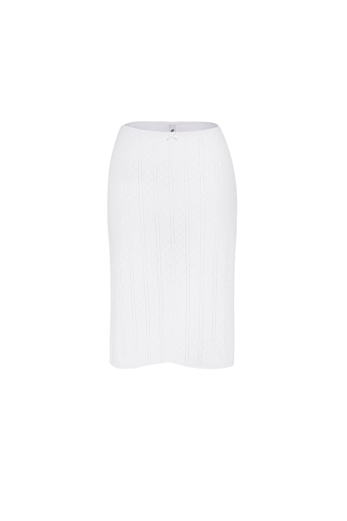 COUCOU The Slip Skirt Black and White