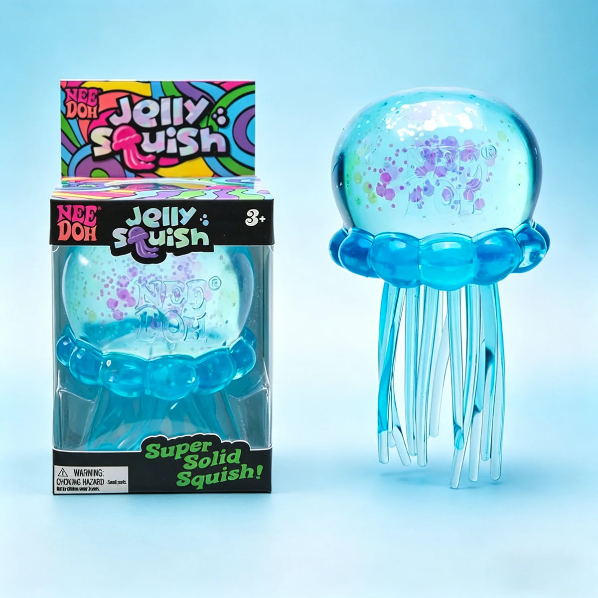 Squishies Nee Doh Jellyfish Squish Toy Fidget Toy, Water Sensory Soft Jelly Squeeze Stress Relief Fidget Toy Squeeze Blind Box