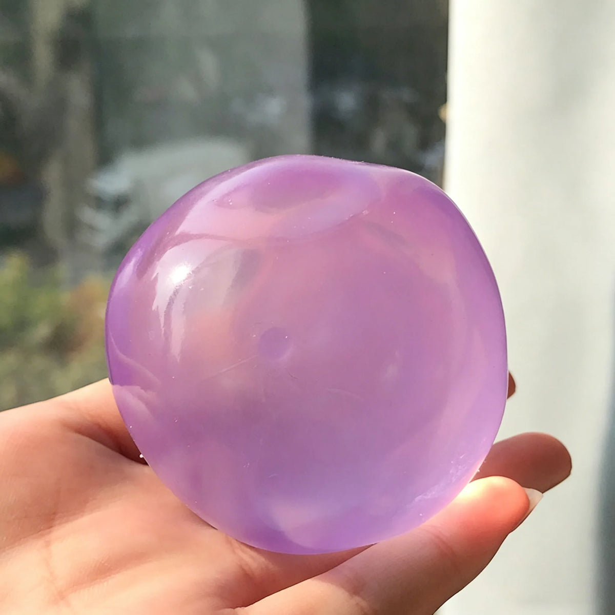 Blue Maltose Squishy Toys Anti Stress Sensory Fidgets Toy Soft Simulated Transparent Blue Maltose Slow-rebound Decompression Toy