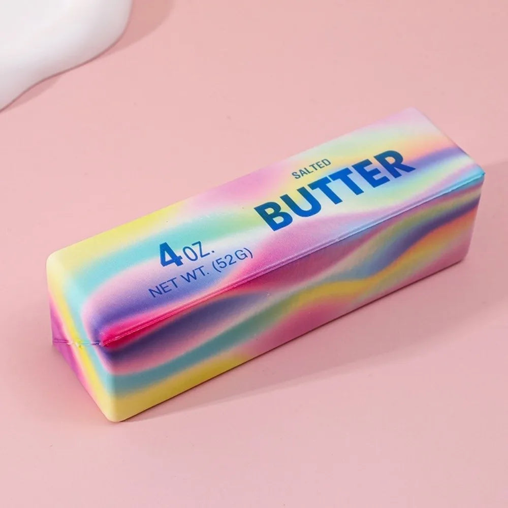 Colorful Halloween Squishy Toy Creative Kneading Butter Stick Squeezing Toy Funny Elastic Slow Rebound Butter Stick