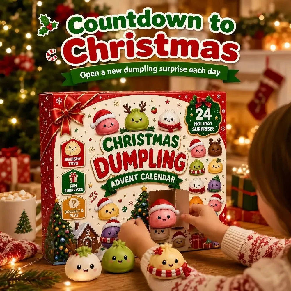 Christmas Dumpling Squishy Advent Calendar – 24 Days