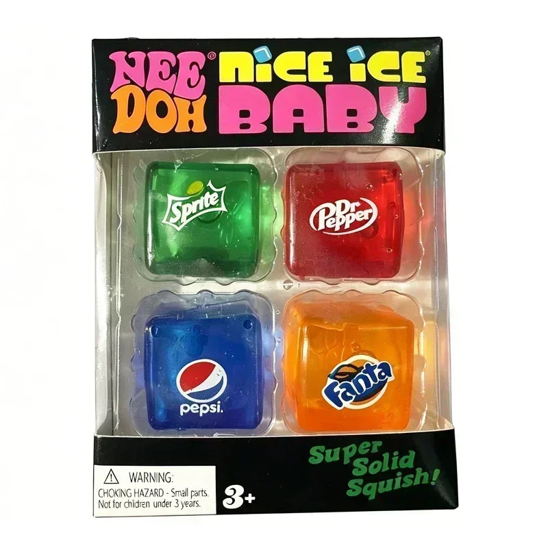 Squishy Schylling NeeDoh /*Nice Cube Sensory /Squeeze Toy Super Squish Stress Relief Anxiety Sensory Tool Stress Reliever Toys