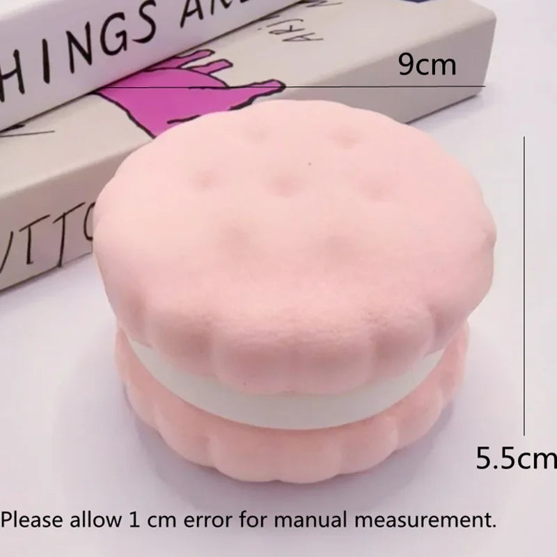 Squishy Simulated Cake Squeeze Toy Stress Relief Slow Rising Sensory Fidget Toys for Anxiety ADHD Autism Adults ASMR Fun