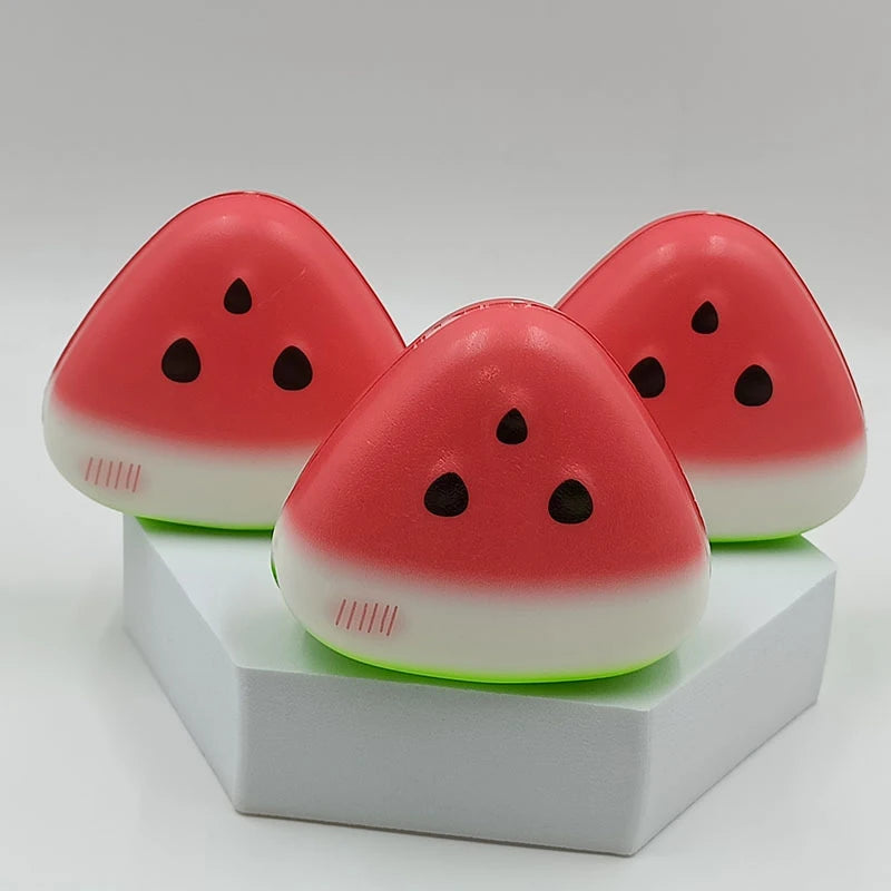 Watermelon Squishy Toys Slow Rising Anti-Stress Simulated Fruit Soft Squeeze Toy for Party Decompression Toy Gifts