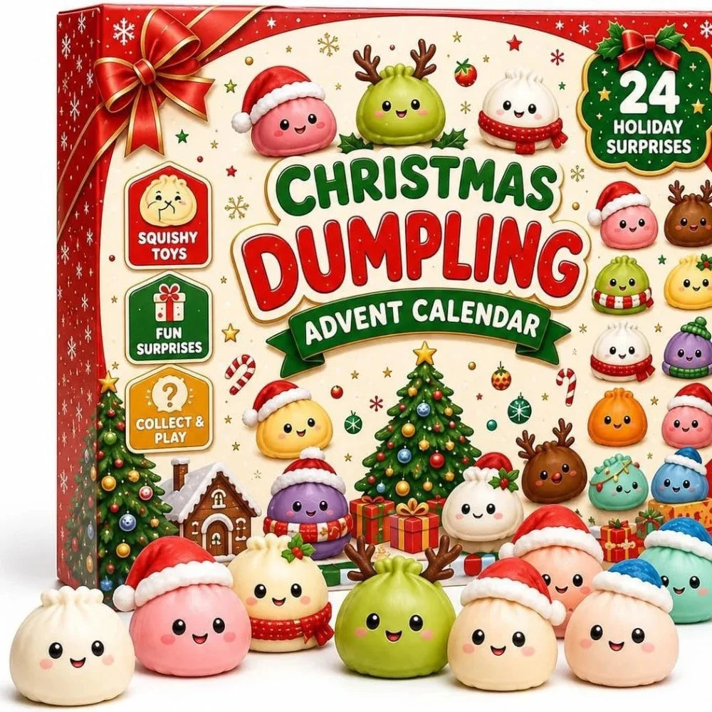 Christmas Dumpling Squishy Advent Calendar – 24 Days
