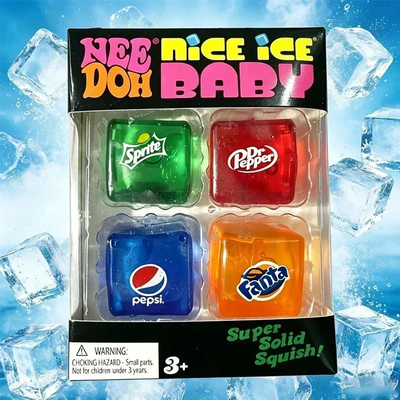 Squishy Schylling NeeDoh /*Nice Cube Sensory /Squeeze Toy Super Squish Stress Relief Anxiety Sensory Tool Stress Reliever Toys