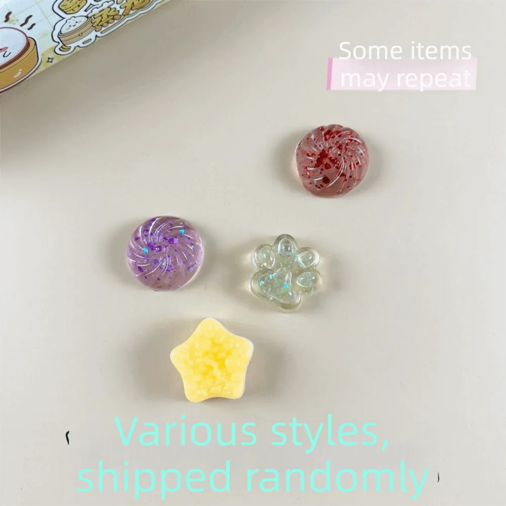 Soft Cute Mini Dumplings Squishy Food Shape With Steamer Squishy Crystal Bun Pinch Squeezable Fidget Sensory Children Gift