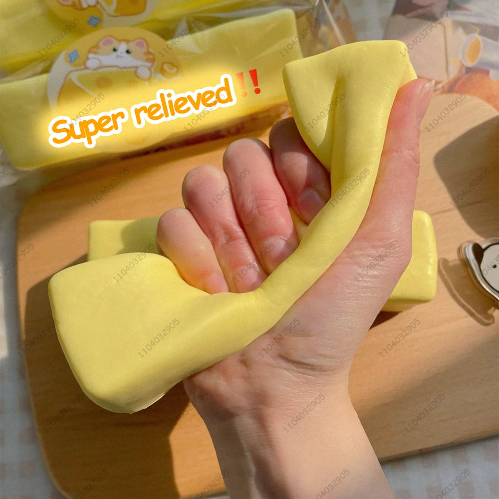 Strawberry Cheese Stick Slow Rising Squishy Toys ASMR Sensory Fidget Toys for Anti-Stress ADHD Squeeze Toy Gift for Kids &Adults