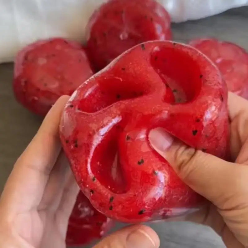 Watermelon Squishy Toy for Stress Relief Features Soft Slow Rebound Function