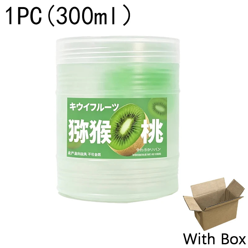 Slime 300ml Fruit Juice Scented Clear Water Slime Crystal Mud Jelly Decompression Kneading Soft Relaxed Pinch Relieve Pressure
