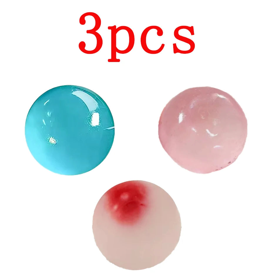 2026 Blue strawberry Maltose Squishy Toys Anti Stress Fidgets Soft Simulated Transparent Maltose Slow-rebound Decompression Toy