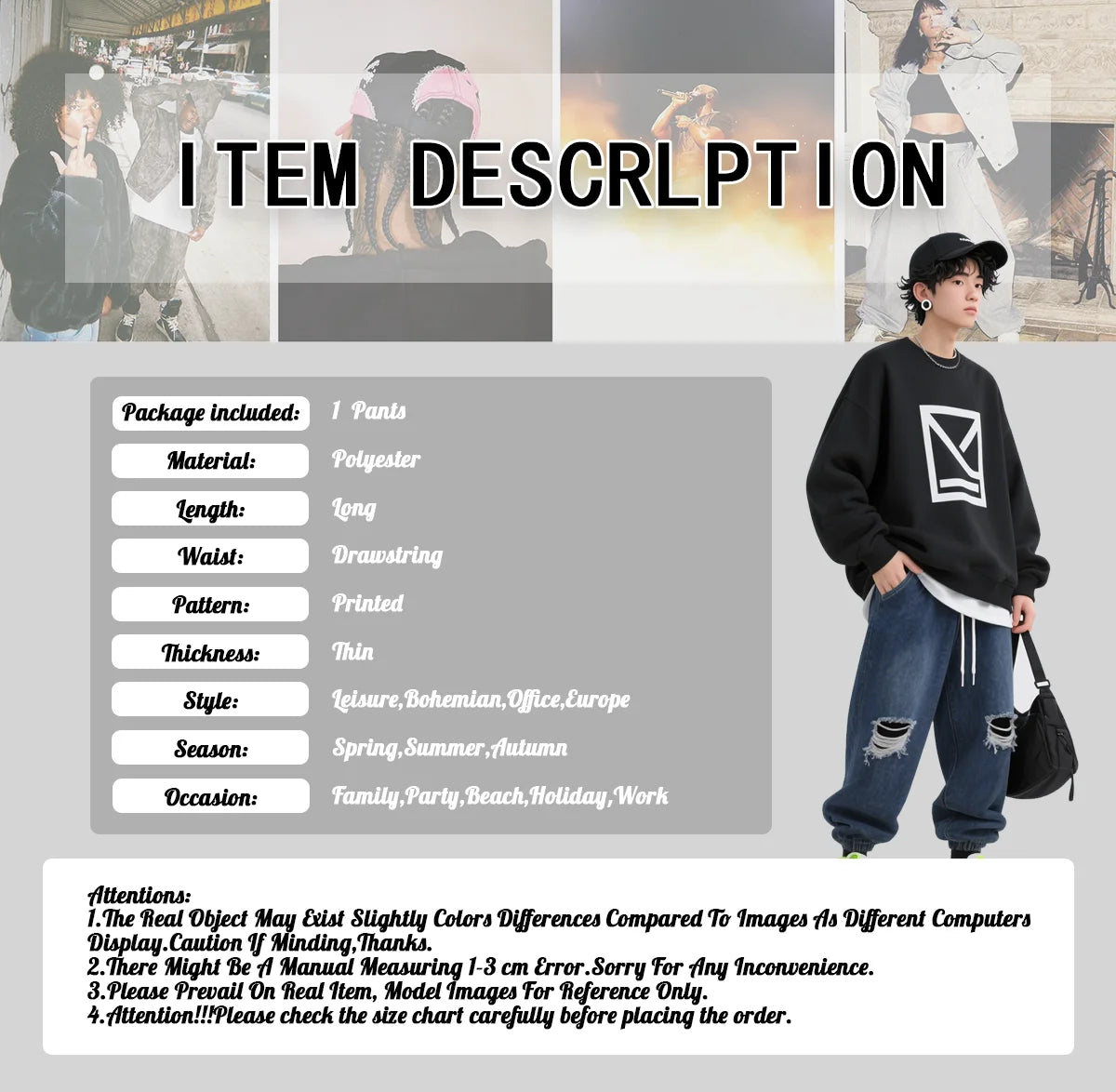 Mens All Over Print Hippie Harem Pants Hip Hop Yoga Sweatpants Summer Holiday Chic Drawstring Japanese Style Trouser Male Sporty