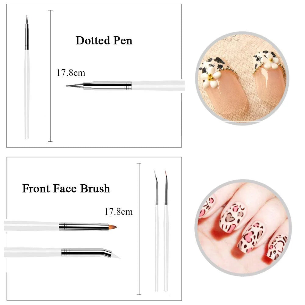 Nails Things Brushes For Manicure Set Nails Art Accessories Tools Kits Nail Supplies For Professionals Manicure Set