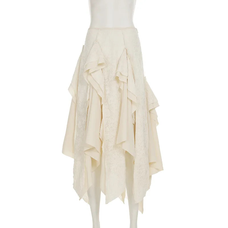 Women Irregular Skirt Doomsday Wasteland Design For Women 2026 Spring Summer Mid Skirts High Street Skirts