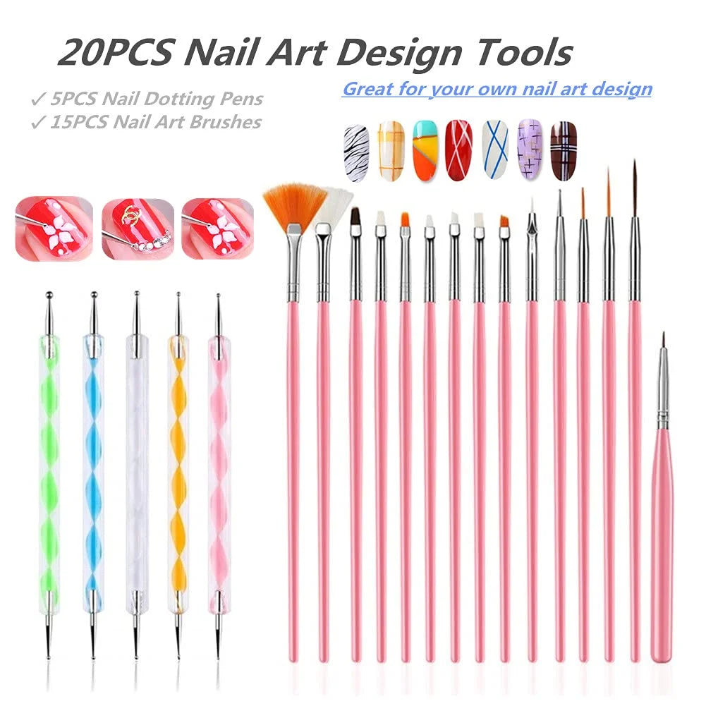Nails Things Brushes For Manicure Set Nails Art Accessories Tools Kits Nail Supplies For Professionals Manicure Set