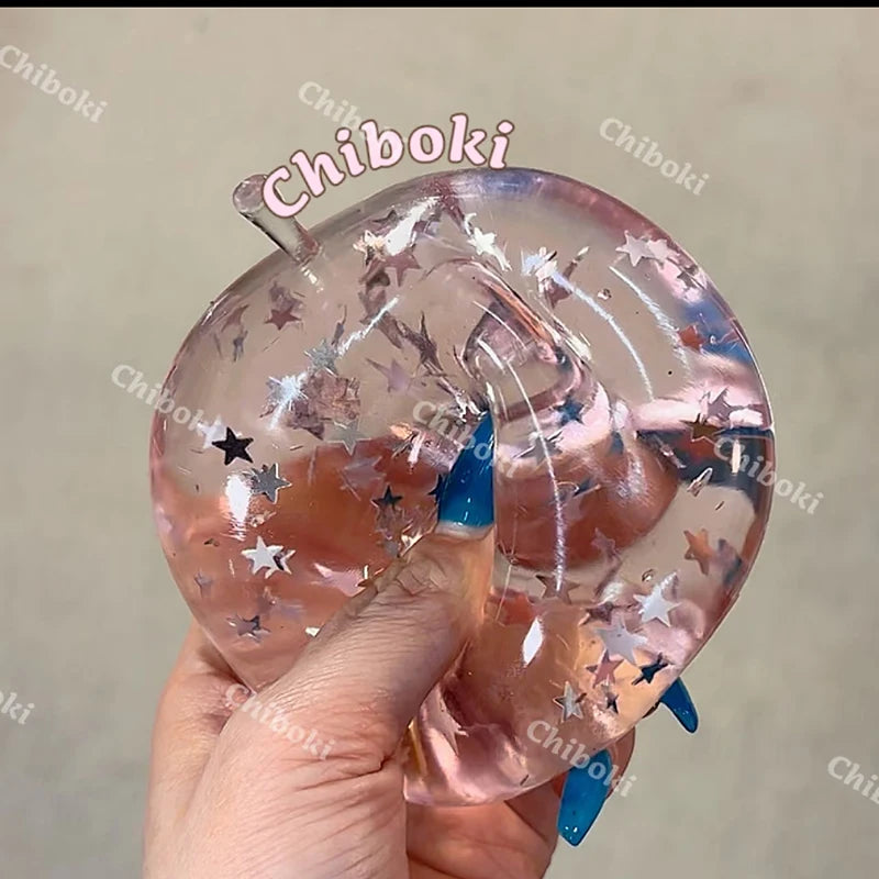 Original Chiboko Fruit Series Micro-Plastic Non-Rebound Vaseline Squishy Toys Anti-Anxiety Stress Relief Squeeze Fidget Toys