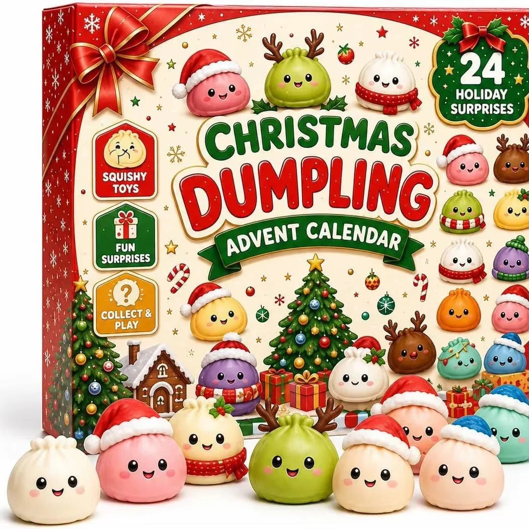 Christmas Dumpling Squishy Advent Calendar – 24 Days