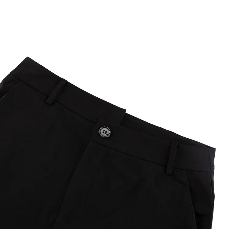 Black Skirt 2025 Summer Design Split Satin Women's Long Skirt