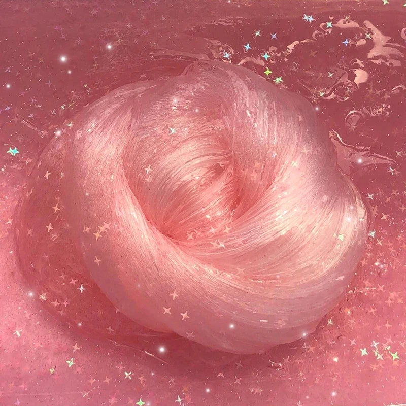 Squishy Slime Soft DIY Crystal Slime Squeeze Toy Stress Relief Slow Rising Sensory Fidget Toys Relaxing Slime Gifts 슬라임
