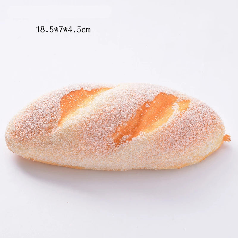 Squishy Food Creative Simulation Bread Toast Donuts Slow Rising Squeeze Stress Relief Toys Spoof Tease People Desktop Decoration