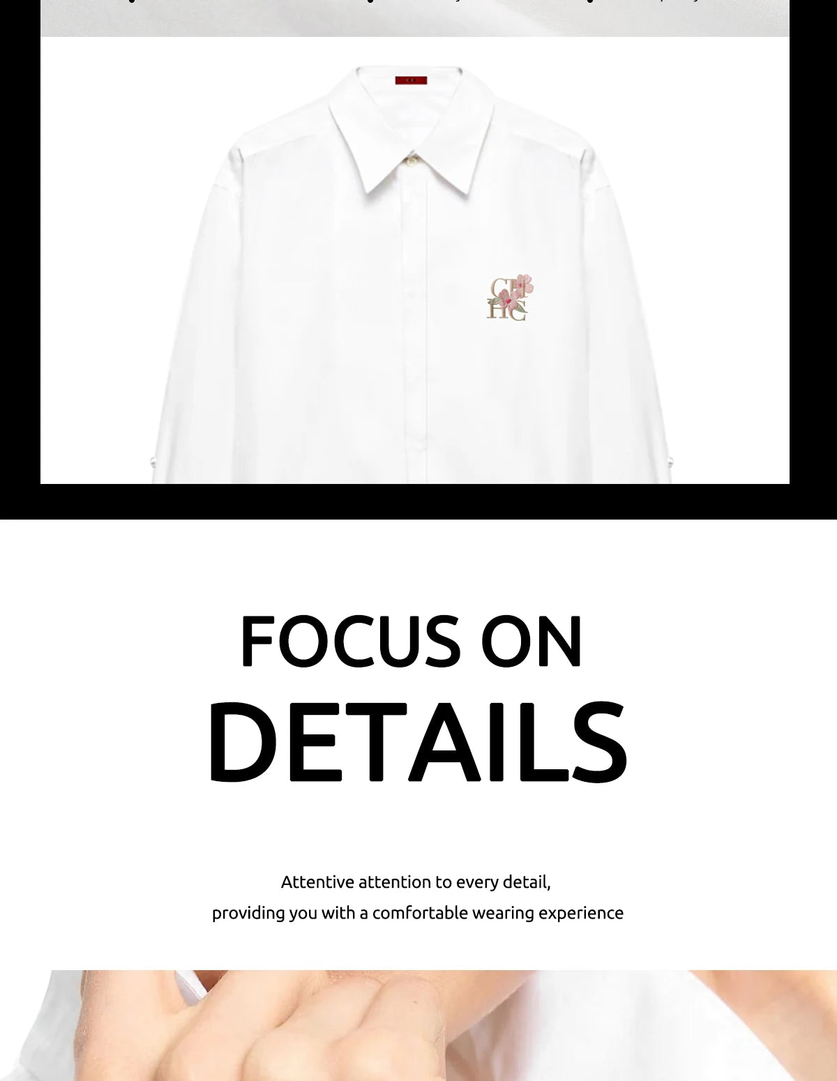 Women Blouse Casual Long Sleeve Shirts Embroidered Flowers Elegant Lapel Loose Shirt Single Breasted Solid Office Female Shirts