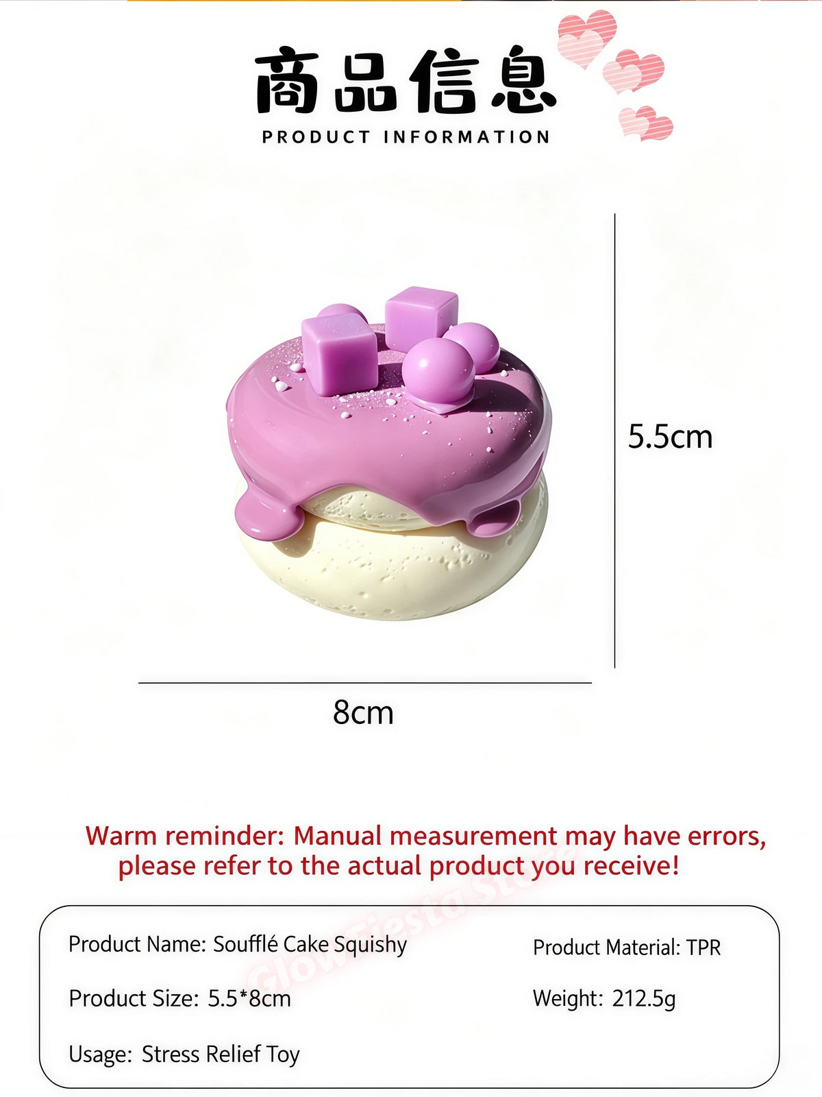 Soufflé Food-grade Silicone Taba Squishy Handmade Creamy Soft Squeeze toy Office Class Stress Relief Christmas Easter Gift Favor