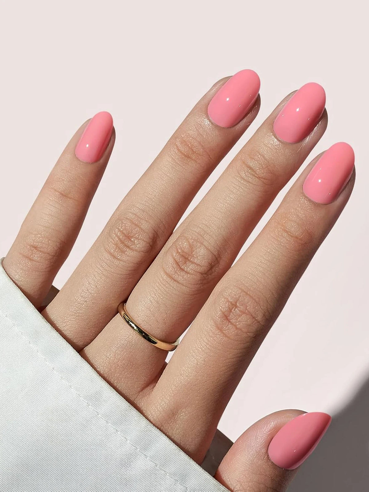 ARTAUG 24PCS Press On Nails Medium White Square Press On Nails Sweet Press On Nails Korean Press On Nails