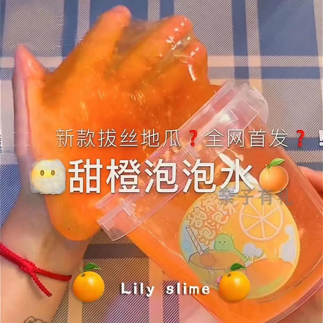 Soft Clay Liquid Slime (Hug Milk Fake Water) - Squishy Stress Relief Toy for Kids, Puffable & Non-Sticky Slime Toy