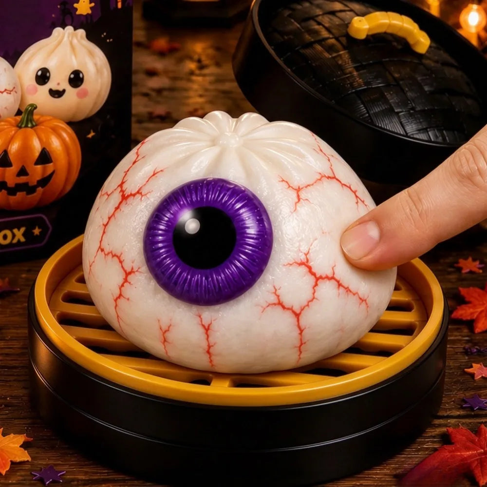 Halloween Dumpling Squishy – Slow-Rising Fidget Toy