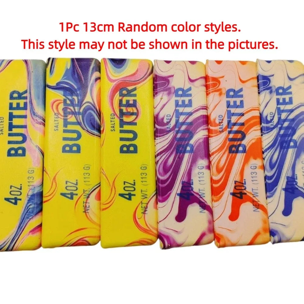 Colorful Halloween Squishy Toy Creative Kneading Butter Stick Squeezing Toy Funny Elastic Slow Rebound Butter Stick