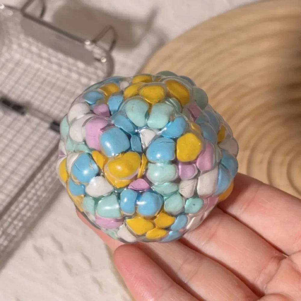Dopamine Stress Ball Crunch Squishy Toys for Teens Adults Anxiety Relief Fidget Toys, Squeeze Balls for ADHD Autism Focus