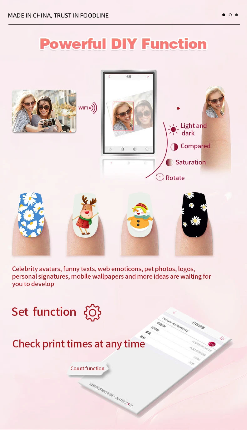 Nails Printer Nail Machine Printer 3d/digital Nail Printers Cheap Digital Nail Printer Customize