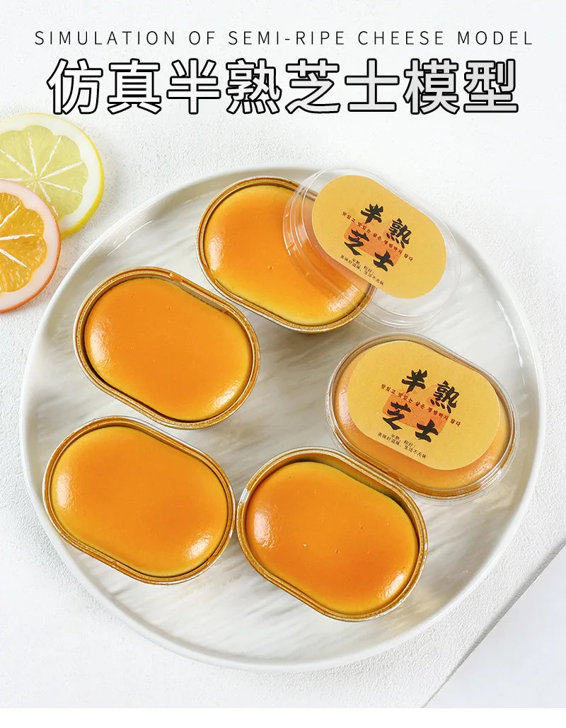 1/2pcs Squishy Cheese Bread Squeeze Toy Stress Relief Slow Rising Sensory Fidget Toys for Anxiety ADHD Autism for Kids Adults