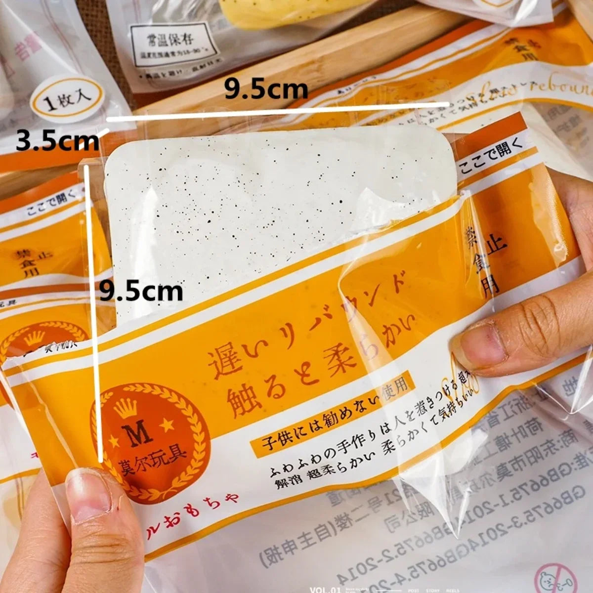 Squishy with many Korean reviews Soft Slow Rising Toast Bread Squishy Stress Relief Fidget Toy Sticky Toast Squishy Squeeze Toys