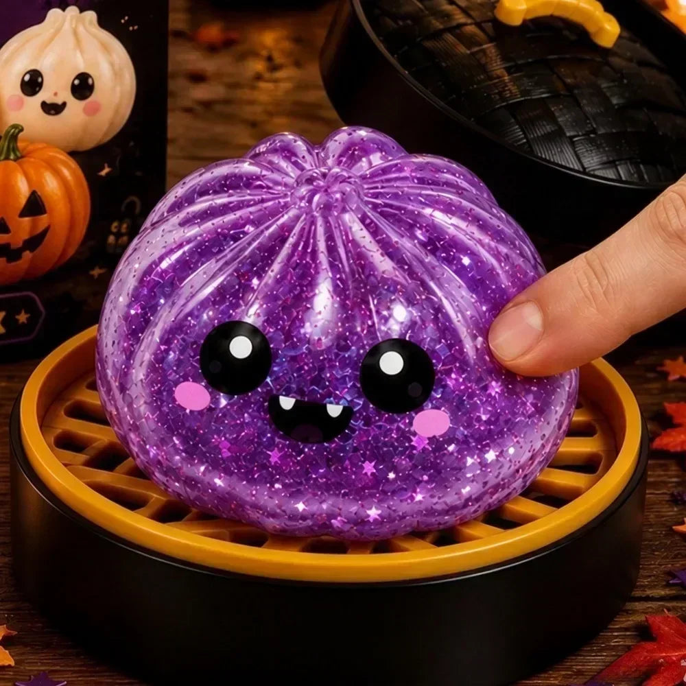 Halloween Dumpling Squishy – Slow-Rising Fidget Toy
