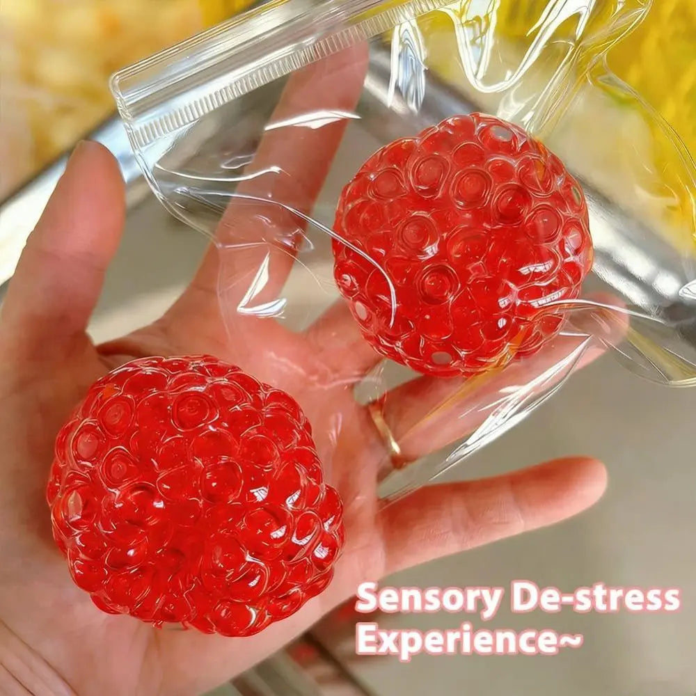 New Super Soft Squishy Balls Textured Moldable Sensory Fidget Toys Crunchy Memory Gel Fidget Toys Stress Relief