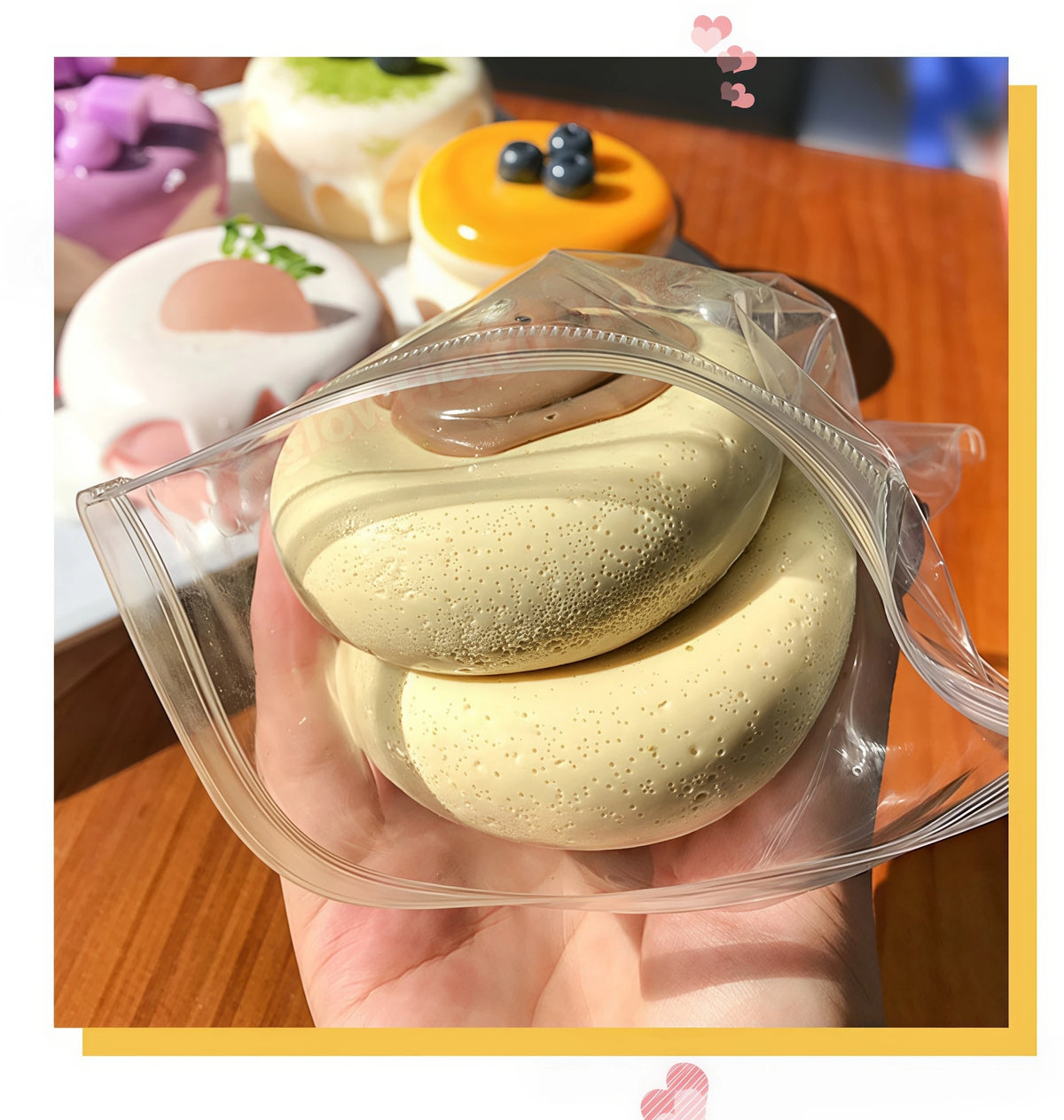 Soufflé Food-grade Silicone Taba Squishy Handmade Creamy Soft Squeeze toy Office Class Stress Relief Christmas Easter Gift Favor