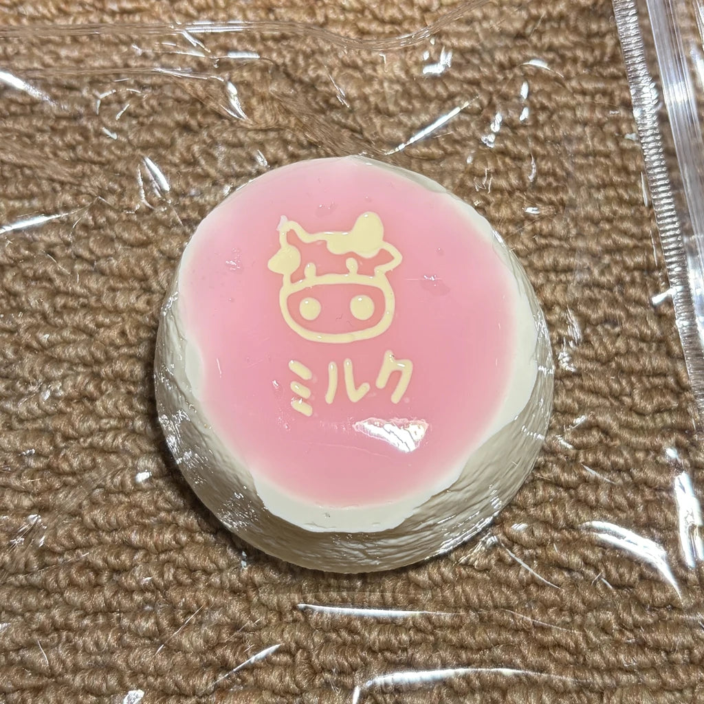 Kawaii Milk Cow Squishy Toy Soft Silicone Stress Relief Slow Rising Squeeze Toys Cute Pink Sensory Fidget Toys for anti-Anxiety