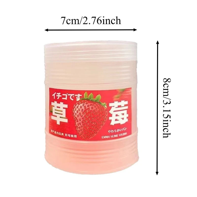 Slime 300ml Fruit Juice Scented Clear Water Slime Crystal Mud Jelly Decompression Kneading Soft Relaxed Pinch Relieve Pressure