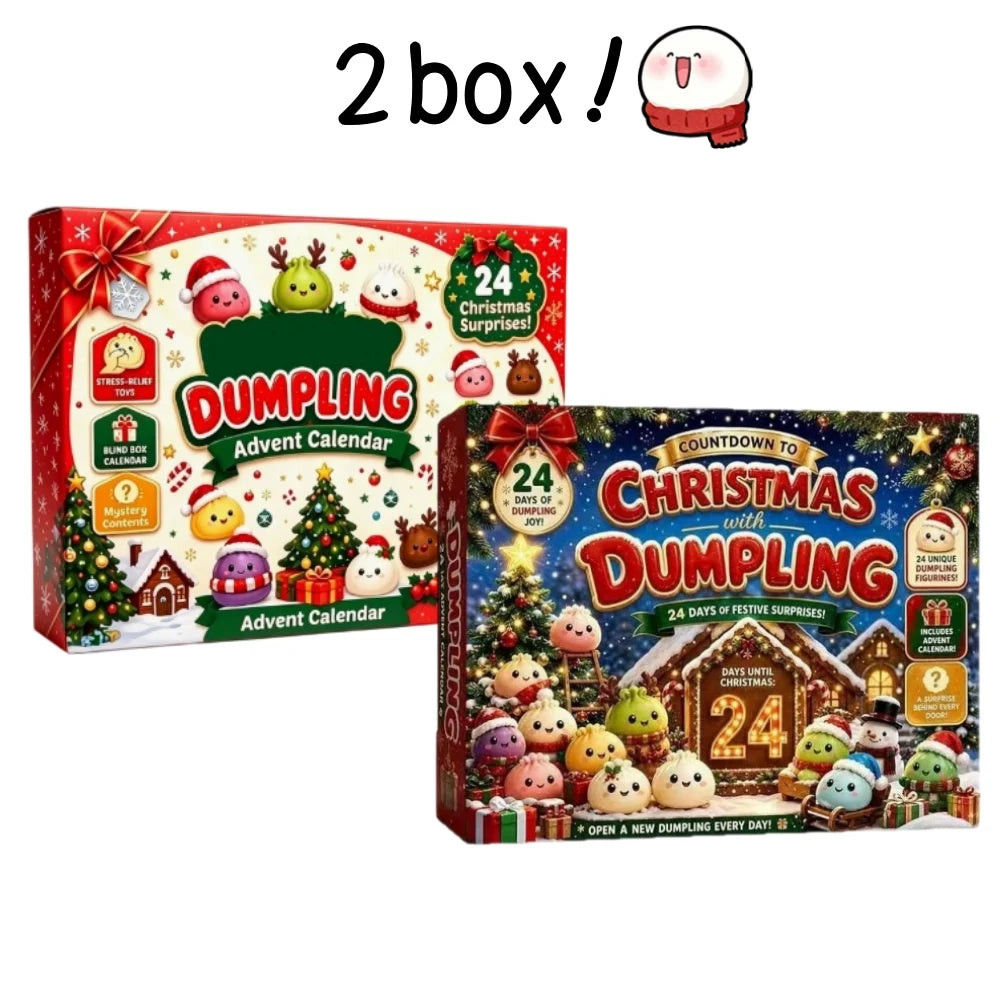 Christmas Dumpling Squishy Advent Calendar – 24 Days