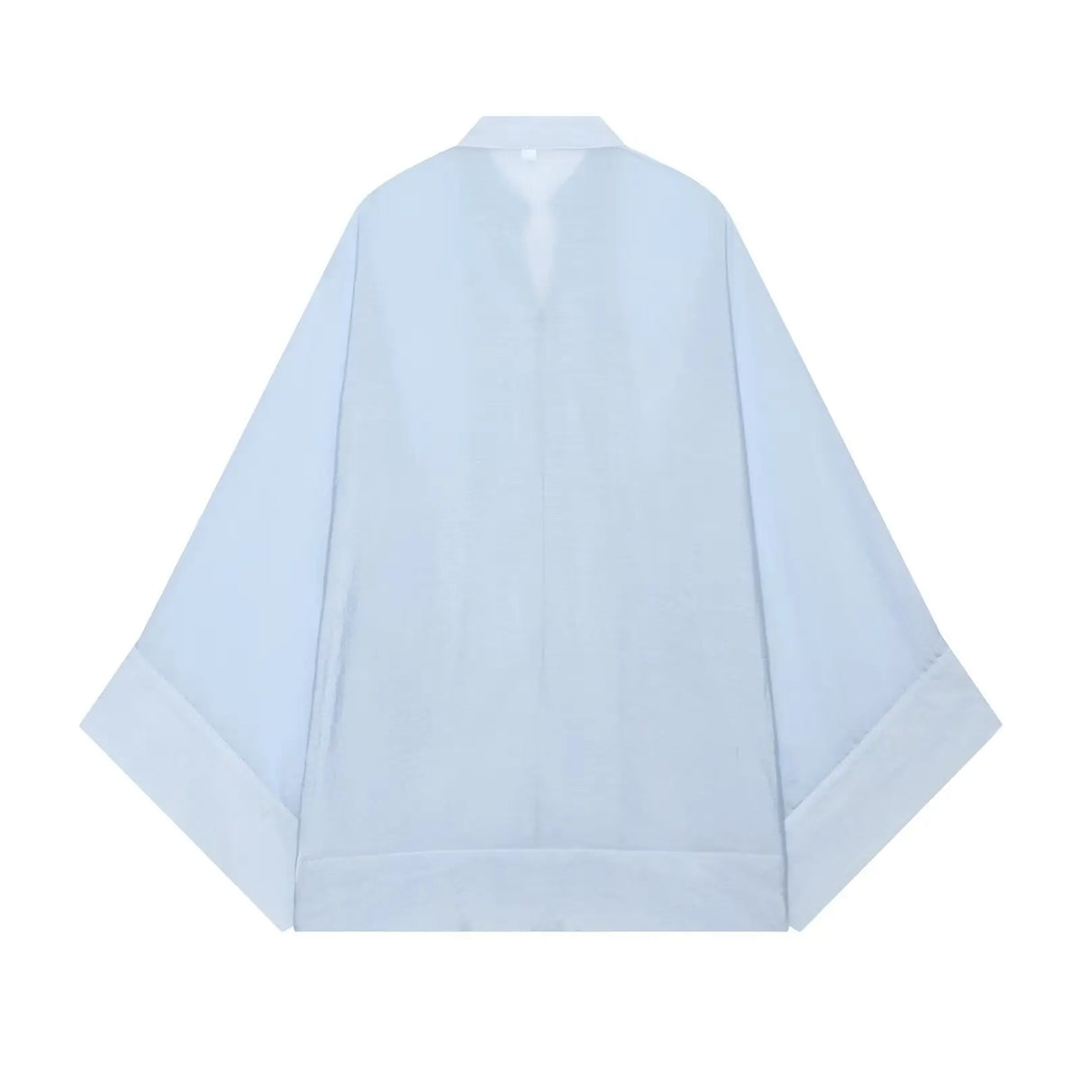 Women Elegant Blouse For Women Loose Long Sleeve Shirts Female Single-breasted Casual Shirts Fashion See Through Thin Top