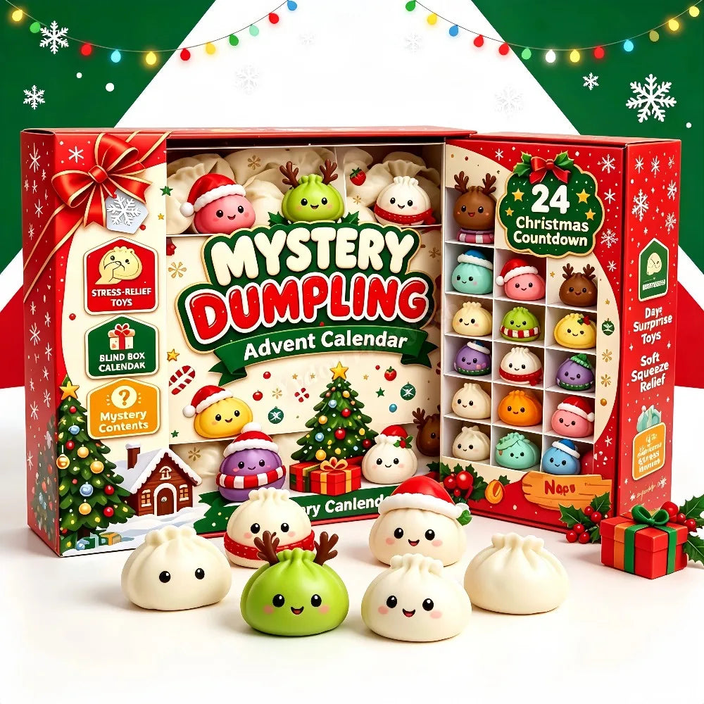 Christmas Dumpling Squishy Advent Calendar – 24 Days