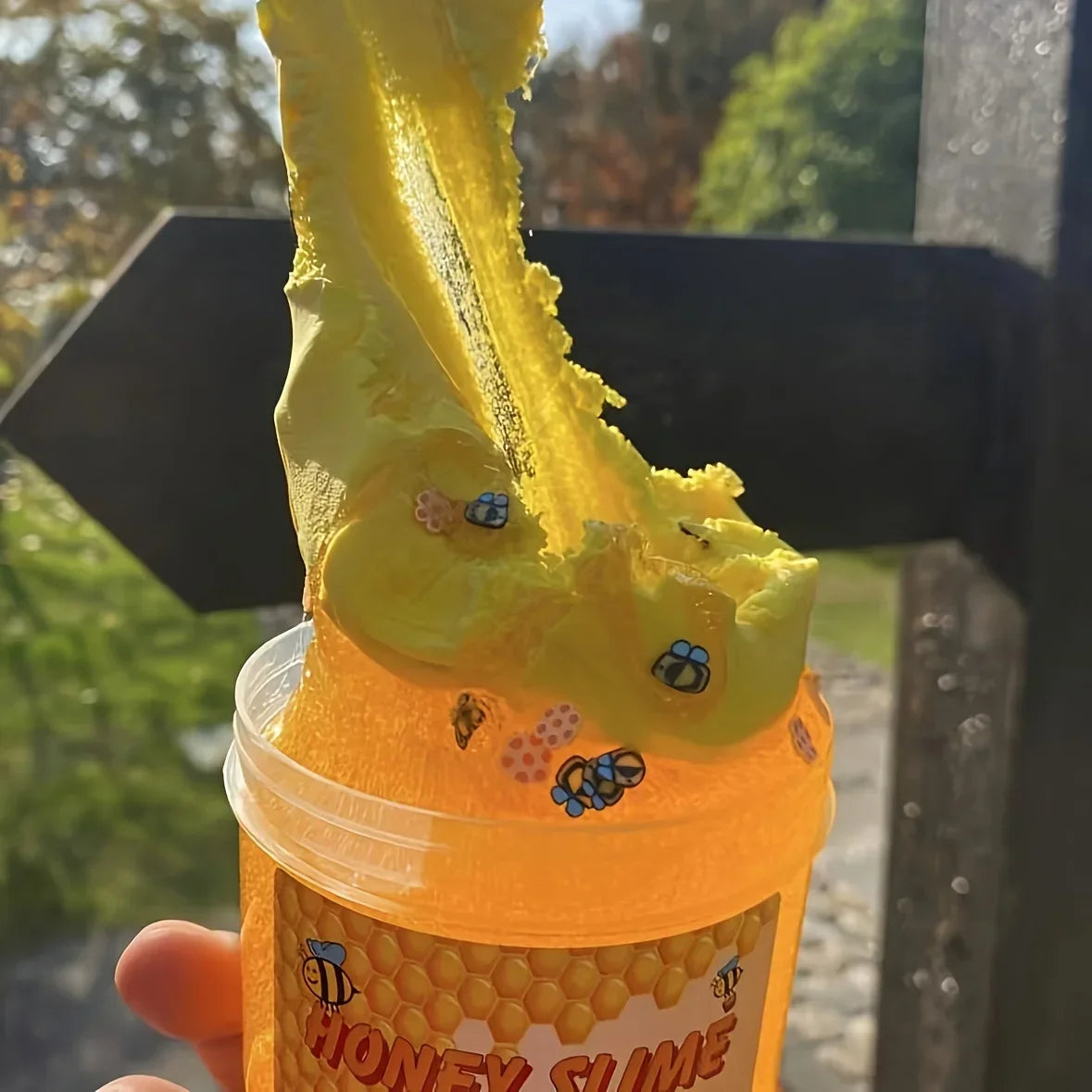 Honey Slime Set Honeycomb Slime Toy Stretchable DIY Transparent Slime and Clay Simulated Handmade Toy Clay