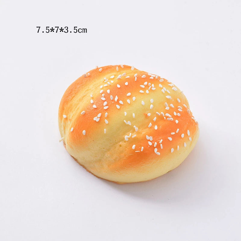 Squishy Food Creative Simulation Bread Toast Donuts Slow Rising Squeeze Stress Relief Toys Spoof Tease People Desktop Decoration
