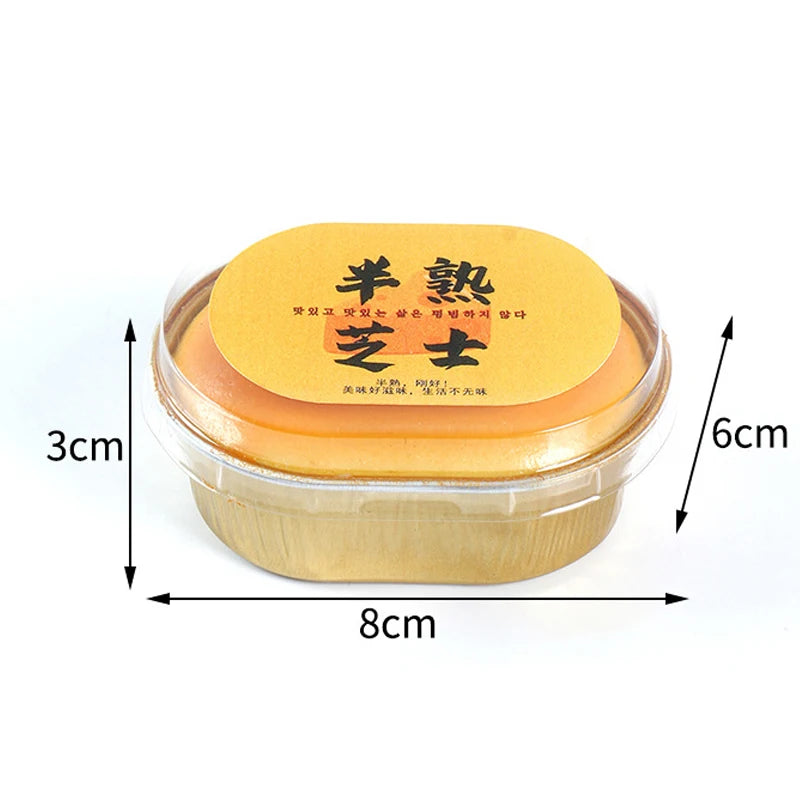 1/2pcs Squishy Cheese Bread Squeeze Toy Stress Relief Slow Rising Sensory Fidget Toys for Anxiety ADHD Autism for Kids Adults