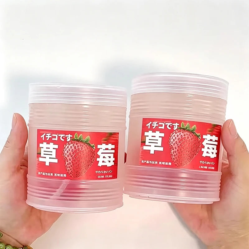 Slime 300ml Fruit Juice Scented Clear Water Slime Crystal Mud Jelly Decompression Kneading Soft Relaxed Pinch Relieve Pressure